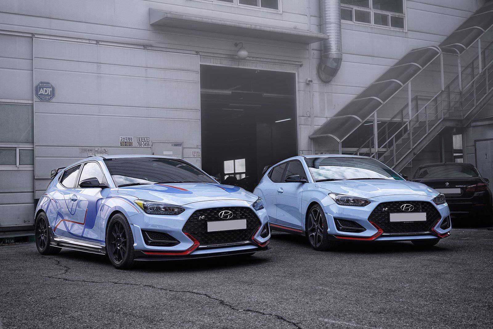 Hyundai Veloster N & Turbo Carbon Fibre Front Splitter V1 by Adro (2018+) - AUTOID® - Front Lips & Splitters - Adro
