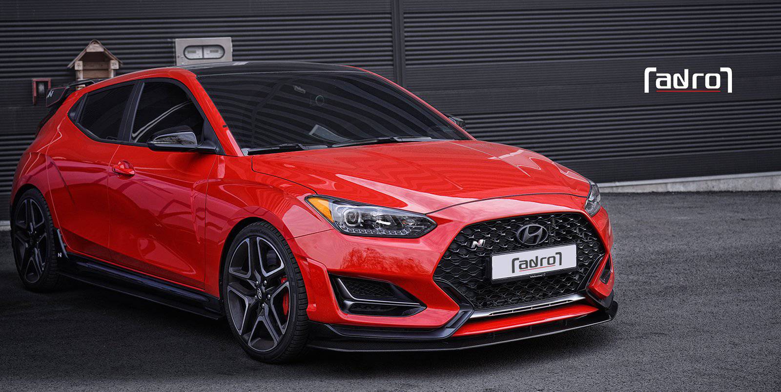 Hyundai Veloster N & Turbo Carbon Fibre Side Skirts V1 by Adro (2018+) - AUTOID® - Side Skirts & Winglets - Adro
