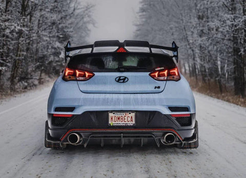Hyundai Veloster N & Turbo Carbon Fibre Side Skirts V1 by Adro (2018+) - AUTOID® - Side Skirts & Winglets - Adro