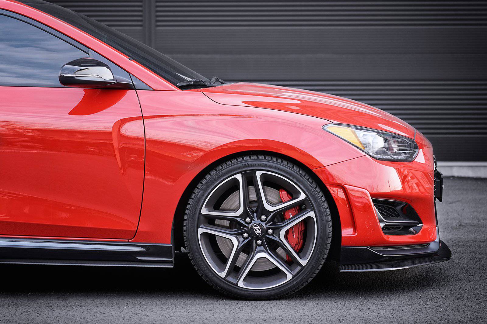 Hyundai Veloster N & Turbo Carbon Fibre Side Skirts V1 by Adro (2018+) - AUTOID® - Side Skirts & Winglets - Adro