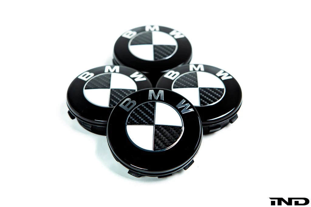 IND Carbon Fibre Floating Wheel Center Cap Set - 56mm - AUTOID - IND Distribution