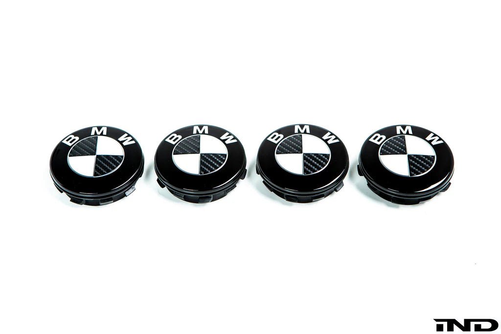 IND Carbon Fibre Floating Wheel Center Cap Set - 56mm - AUTOID - IND Distribution