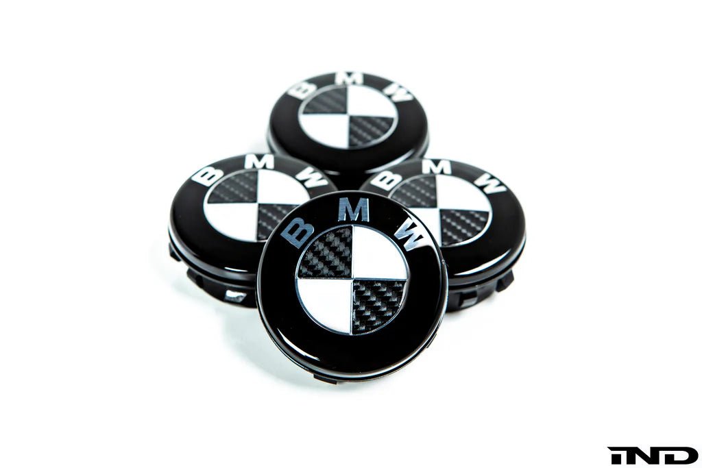 IND Carbon Fibre Floating Wheel Center Cap Set - 56mm - AUTOID - IND Distribution