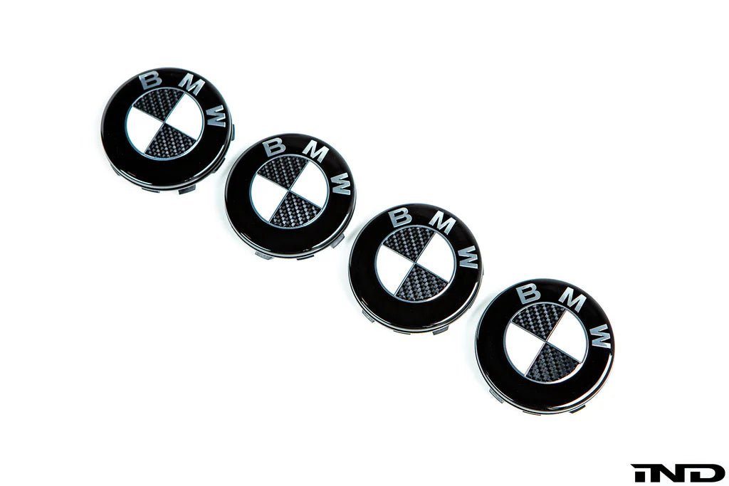 IND Carbon Fibre Floating Wheel Center Cap Set - 56mm - AUTOID - IND Distribution