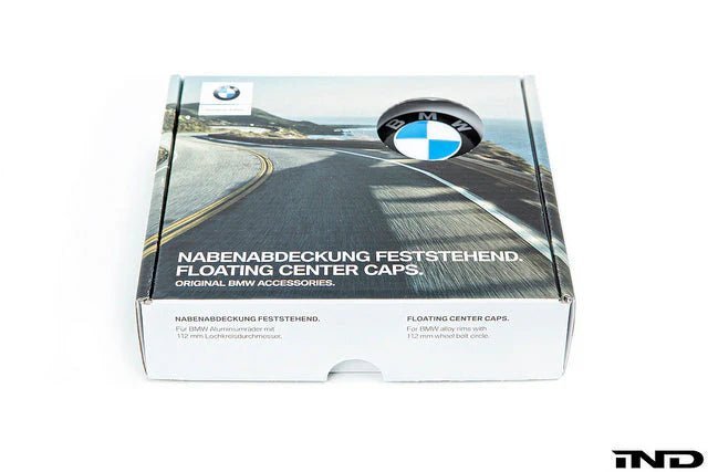 IND Gloss Black Floating Wheel Center Cap Set - 56mm - AUTOID® - Centre Caps - IND Distribution