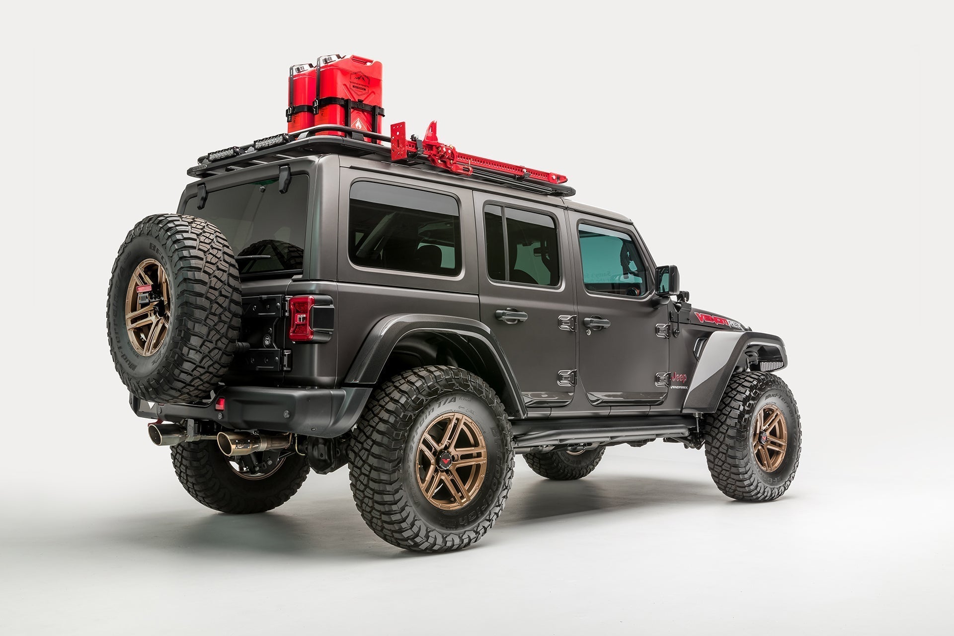 Jeep JL - JX Edition Aero Carbon Fiber Rear Bumper Tray by Vosteiner - AUTOID - Front & Rear Bumpers - Vorsteiner
