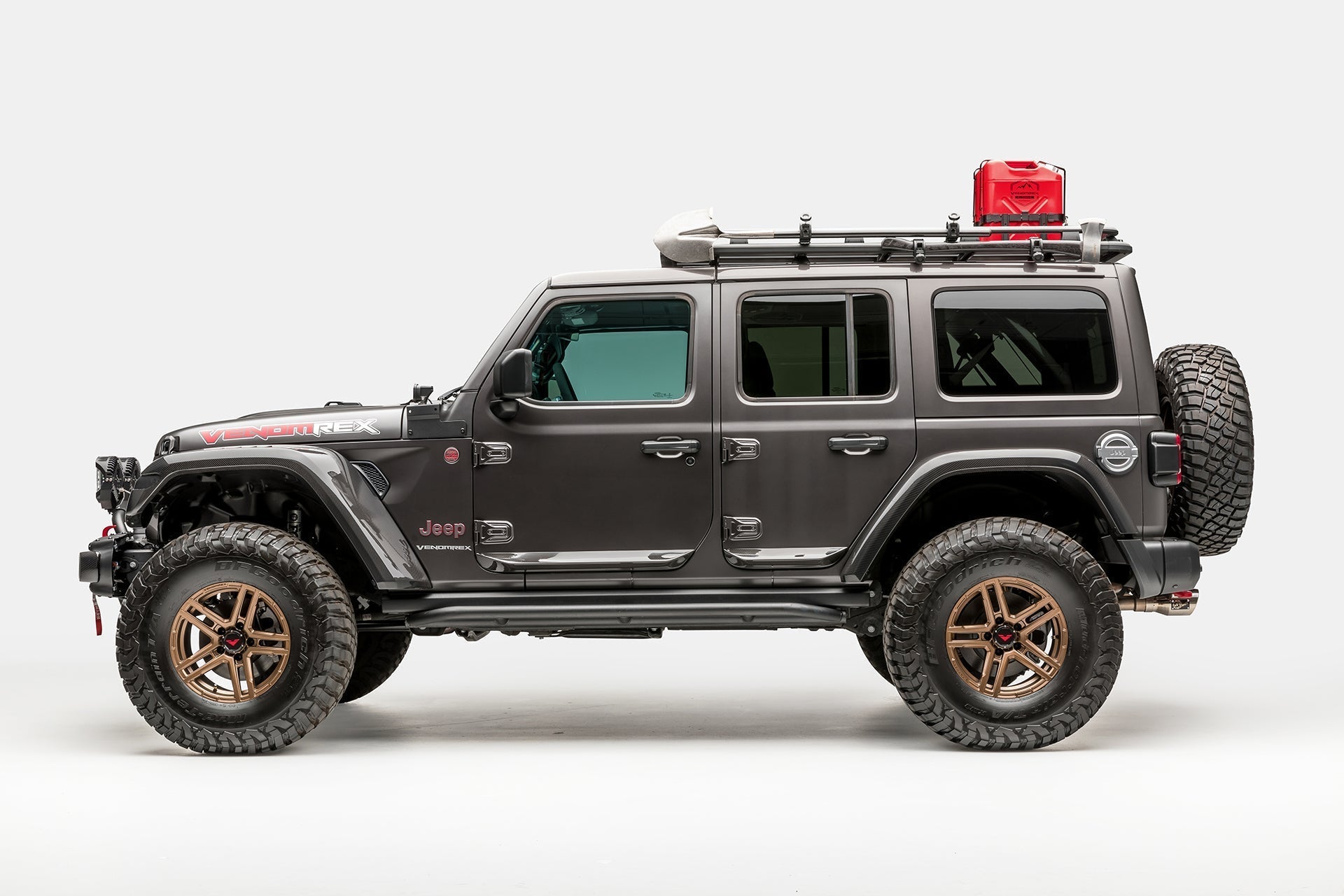 Jeep JL - JX Edition Aero Carbon Fiber Rock Guards by Vorsteiner - AUTOID - Bumper Inserts & Trim - Vorsteiner