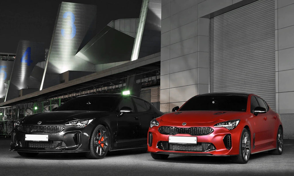 Kia Stinger Carbon Fibre Front Lip V1 by Adro (2018+) - AUTOID® - Front Lips & Splitters - Adro
