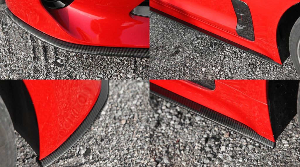 Kia Stinger Carbon Fibre Front Lip V1 by Adro (2018+) - AUTOID® - Front Lips & Splitters - Adro