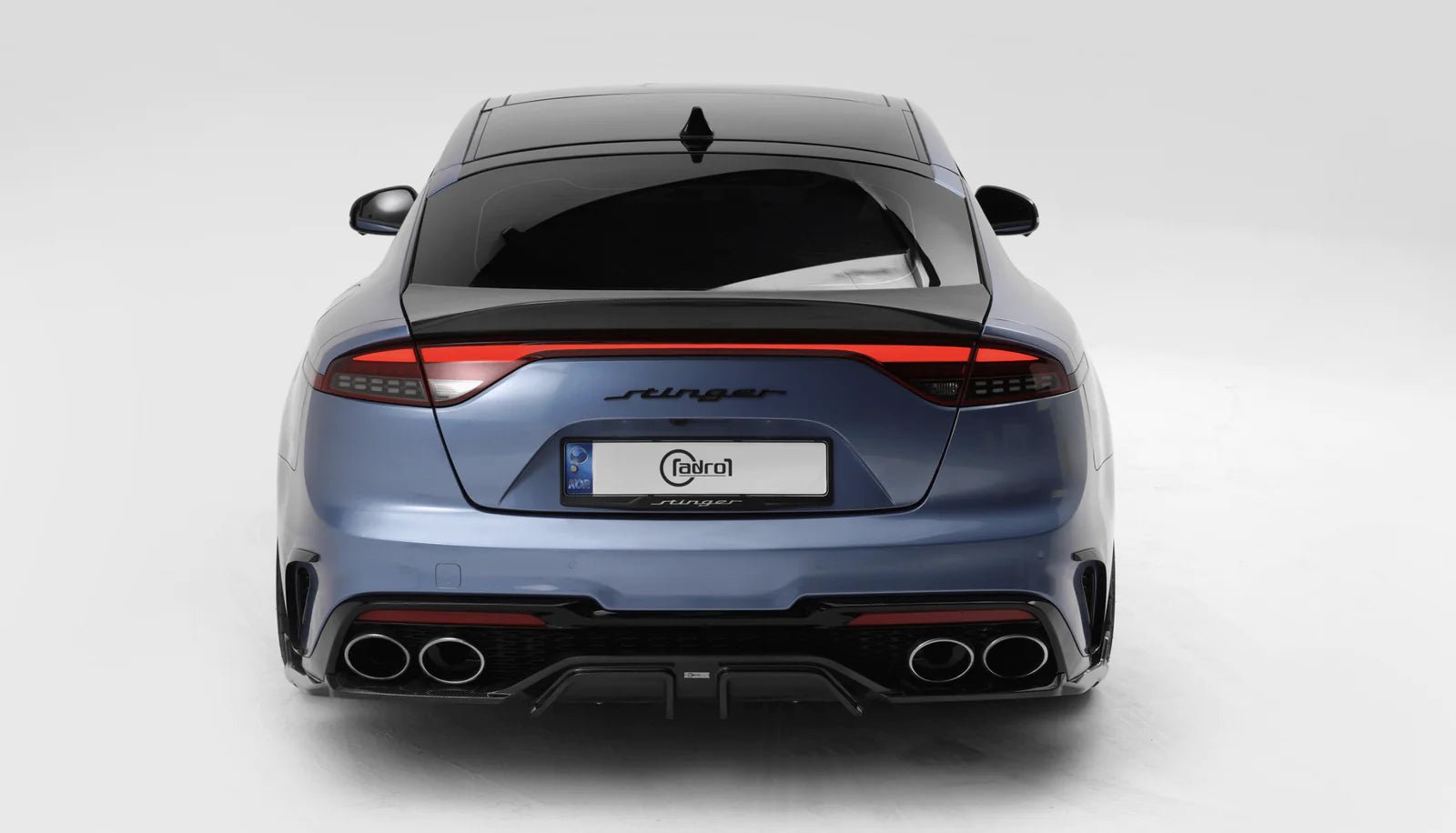 Kia Stinger Carbon Fibre Meister Rear Diffuser V3 by Adro (2018+) - AUTOID - Rear Diffusers - Adro