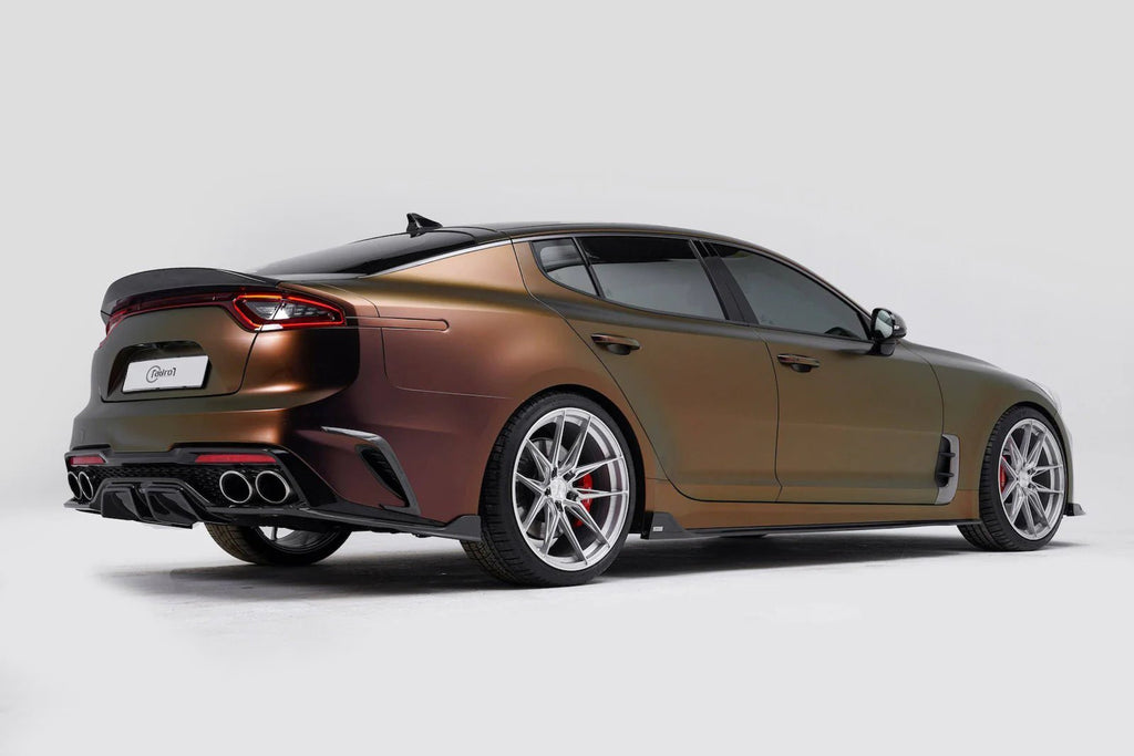 Kia Stinger Carbon Fibre Meister Rear Diffuser V3 by Adro (2018+) - AUTOID® - Rear Diffusers - Adro