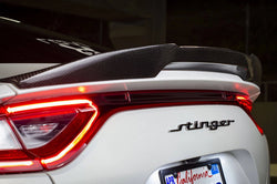 Kia Stinger Carbon Fibre Rear Trunk Lip Spoiler V1 by Adro (2018+) - AUTOID® - Rear Spoilers - Adro