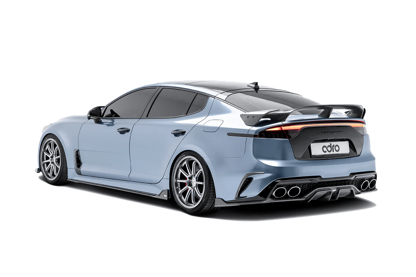 Kia Stinger Carbon Fibre Rear Wing Spoiler V3 by Adro (2018+) - AUTOID - Rear Spoilers - Adro