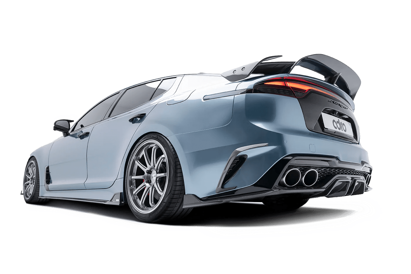 Kia Stinger Carbon Fibre Rear Wing Spoiler V3 by Adro (2018+) - AUTOID® - Rear Spoilers - Adro