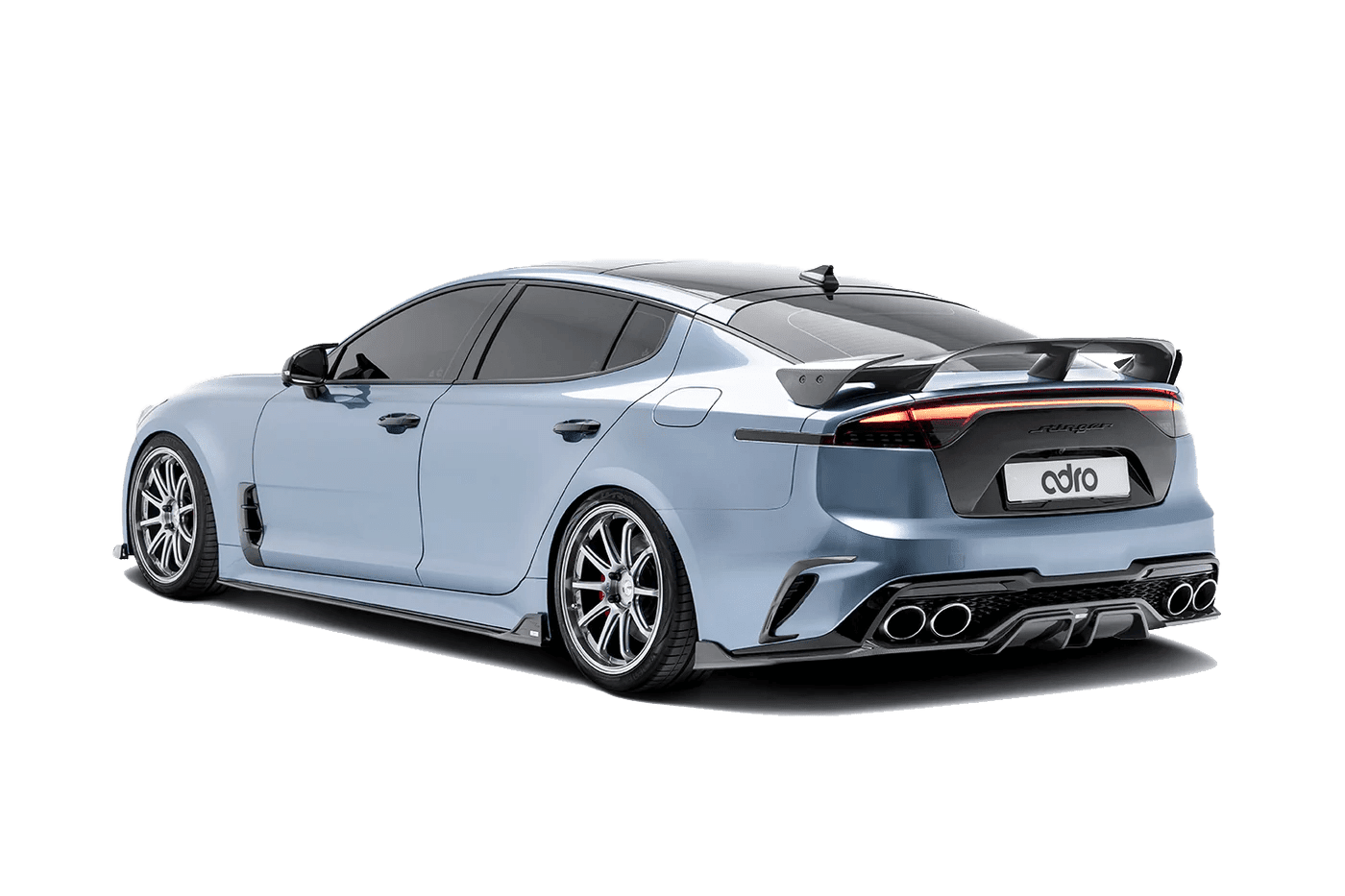 Kia Stinger Carbon Fibre Rear Wing Spoiler V3 by Adro (2018+) - AUTOID® - Rear Spoilers - Adro