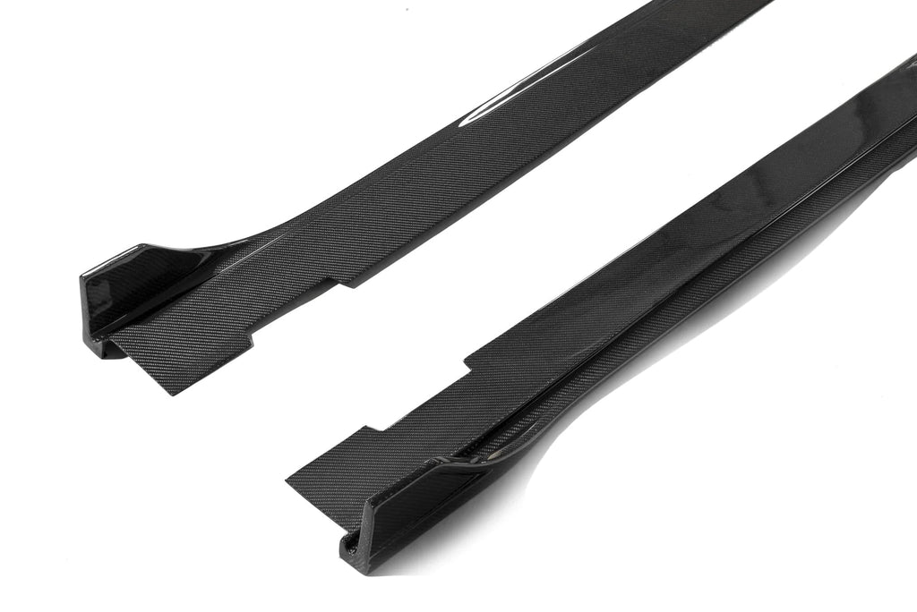 Kia Stinger Carbon Fibre Side Skirts V2 by Adro (2018+) - AUTOID® - Side Skirts & Winglets - Adro