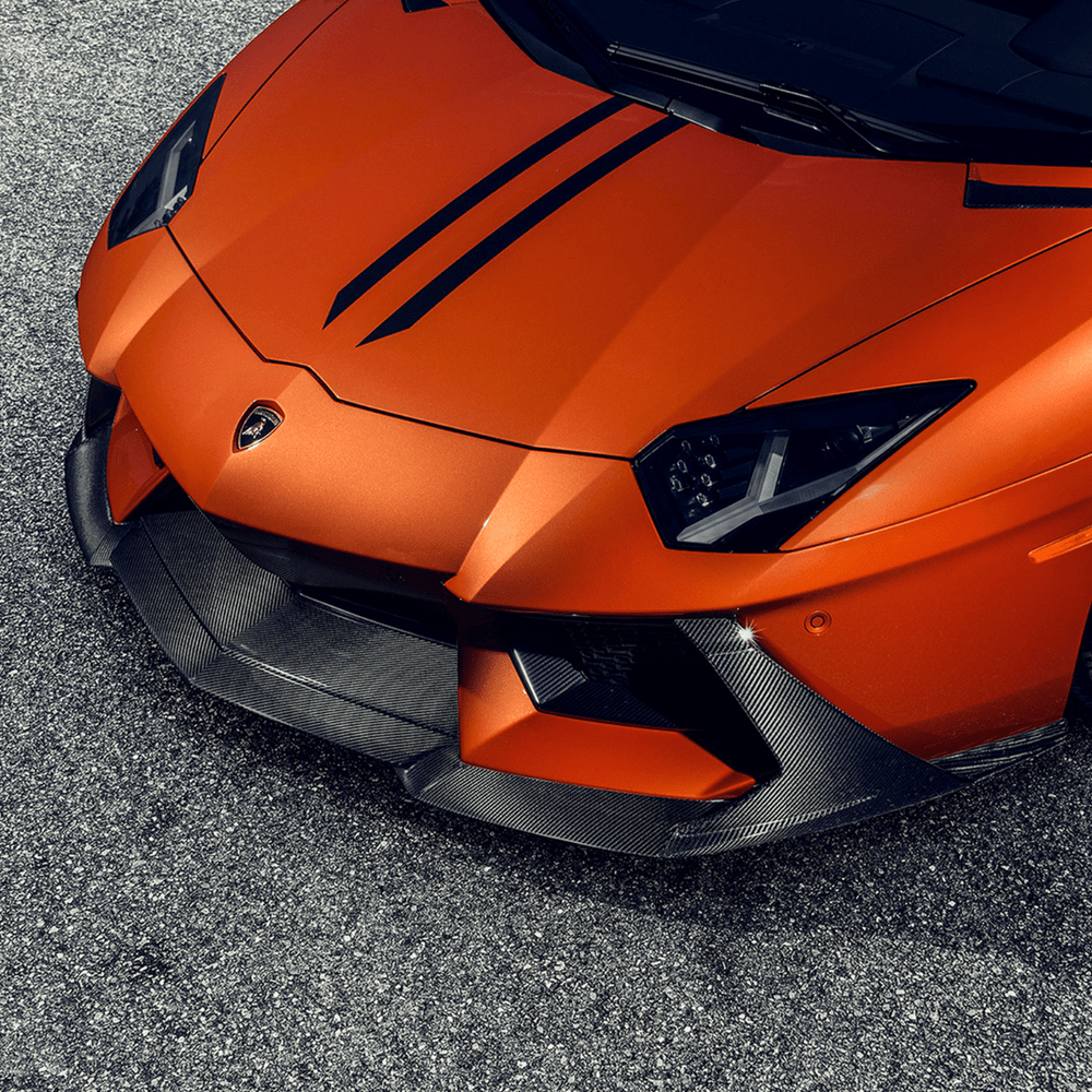 Lamborghini Aventador Zaragoza Edizione Aero Front Spoiler by Vorsteiner - AUTOID - Front Lips & Splitters - Vorsteiner