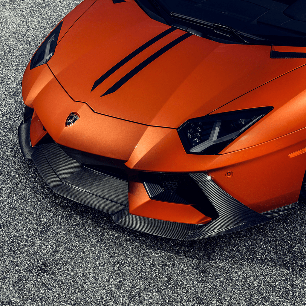 Lamborghini Aventador Zaragoza Edizione Aero Front Spoiler by Vorsteiner - AUTOID® - Front Lips & Splitters - Vorsteiner