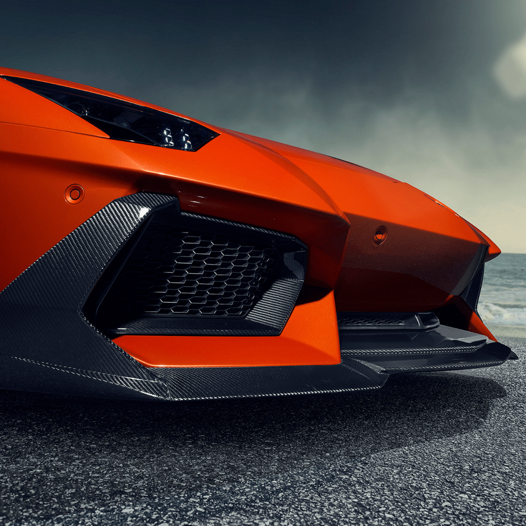 Lamborghini Aventador Zaragoza Edizione Aero Front Spoiler by Vorsteiner - AUTOID® - Front Lips & Splitters - Vorsteiner