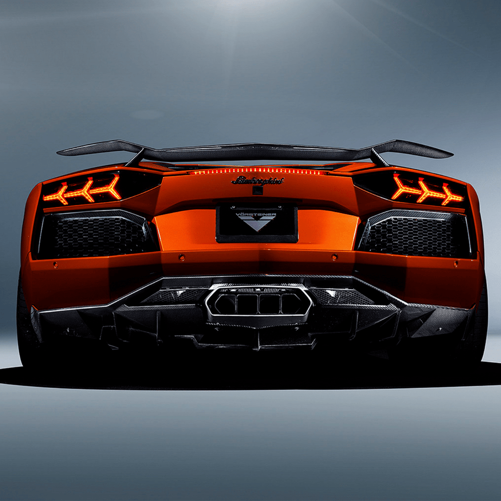 Lamborghini Aventador Zaragoza Edizione Aero Rear Diffuser by Vorsteiner - AUTOID - Rear Diffusers - Vorsteiner
