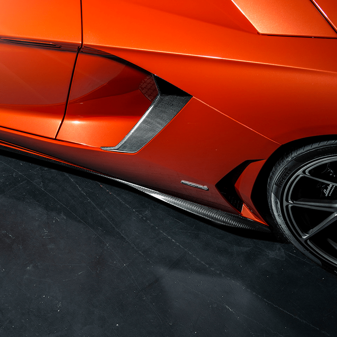 Lamborghini Aventador Zaragoza Edizione Aero Side Blades by Vorsteiner - AUTOID - Side Skirts & Winglets - Vorsteiner
