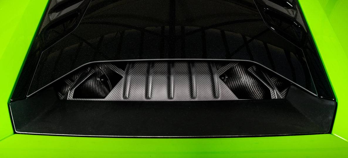 Lamborghini Huracan Eventuri Carbon Fibre Engine Cover (2014+) - AUTOID® - Vehicle Dress Up Caps & Covers - Eventuri