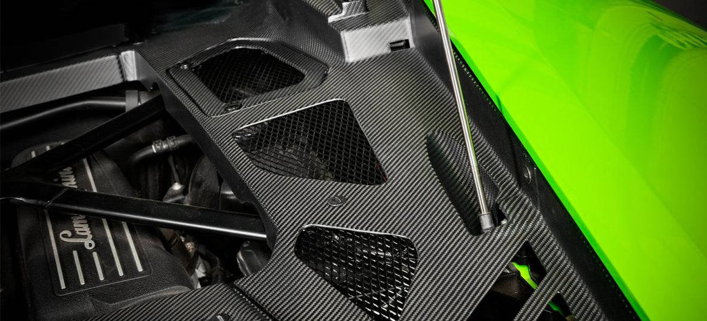 Lamborghini Huracan Eventuri Carbon Fibre Engine Cover (2014+) - AUTOID® - Vehicle Dress Up Caps & Covers - Eventuri