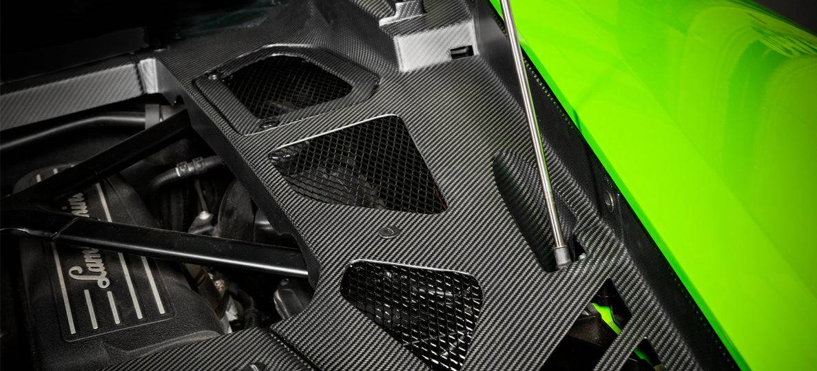 Lamborghini Huracan Eventuri Carbon Fibre Engine Cover (2014+) - AUTOID® - Vehicle Dress Up Caps & Covers - Eventuri