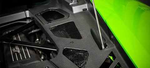 Lamborghini Huracan Eventuri Carbon Fibre Engine Cover (2014+) - AUTOID® - Vehicle Dress Up Caps & Covers - Eventuri