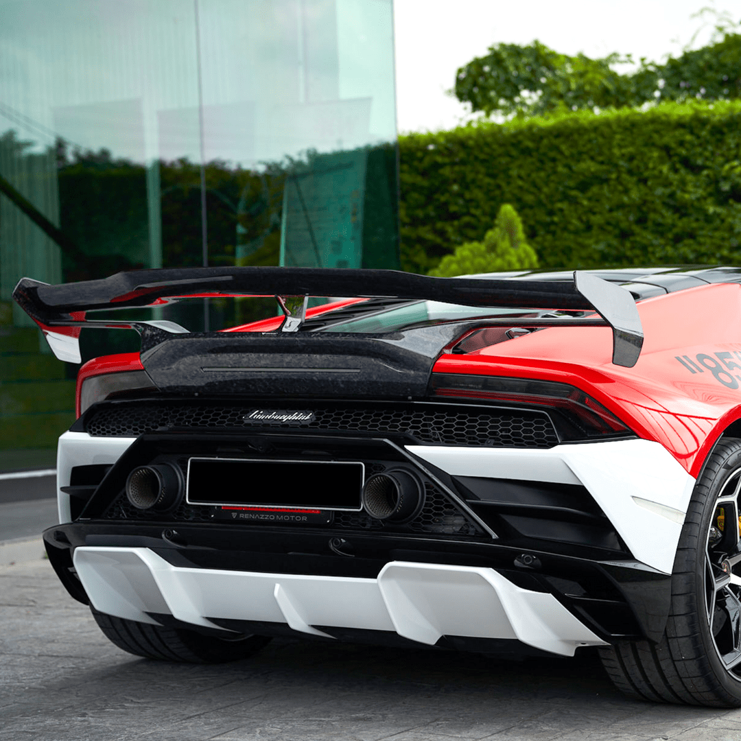 Lamborghini Huracan EVO Monza Edizione Rear Wing w/ Integrated Decklid by Vorsteiner - AUTOID® - Rear Wings - Vorsteiner