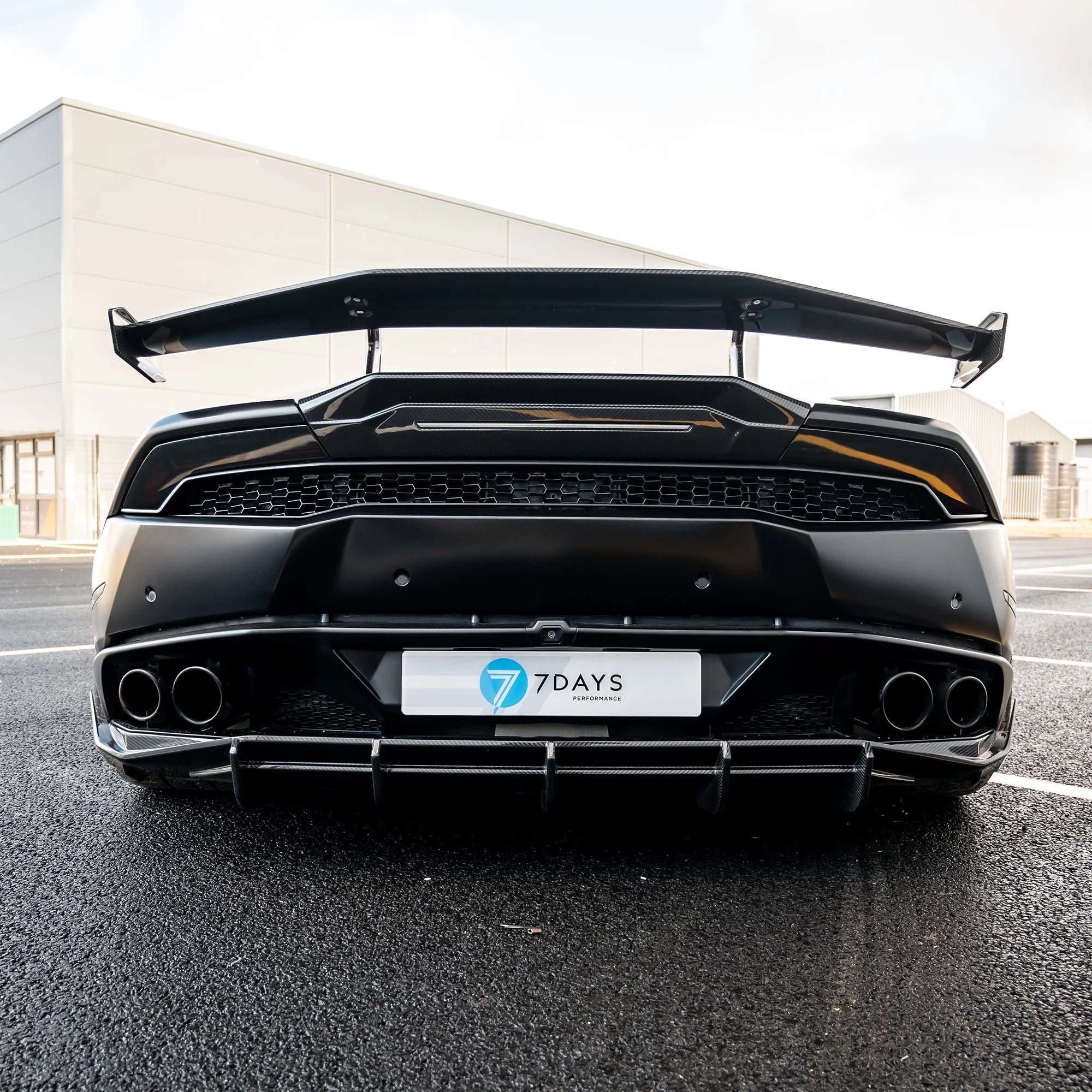 Lamborghini Huracan LP580, LP610 - 4 & Evo Pre - Preg Carbon Fibre Rear Spoiler Wing - AUTOID - Rear Wings - CT Design