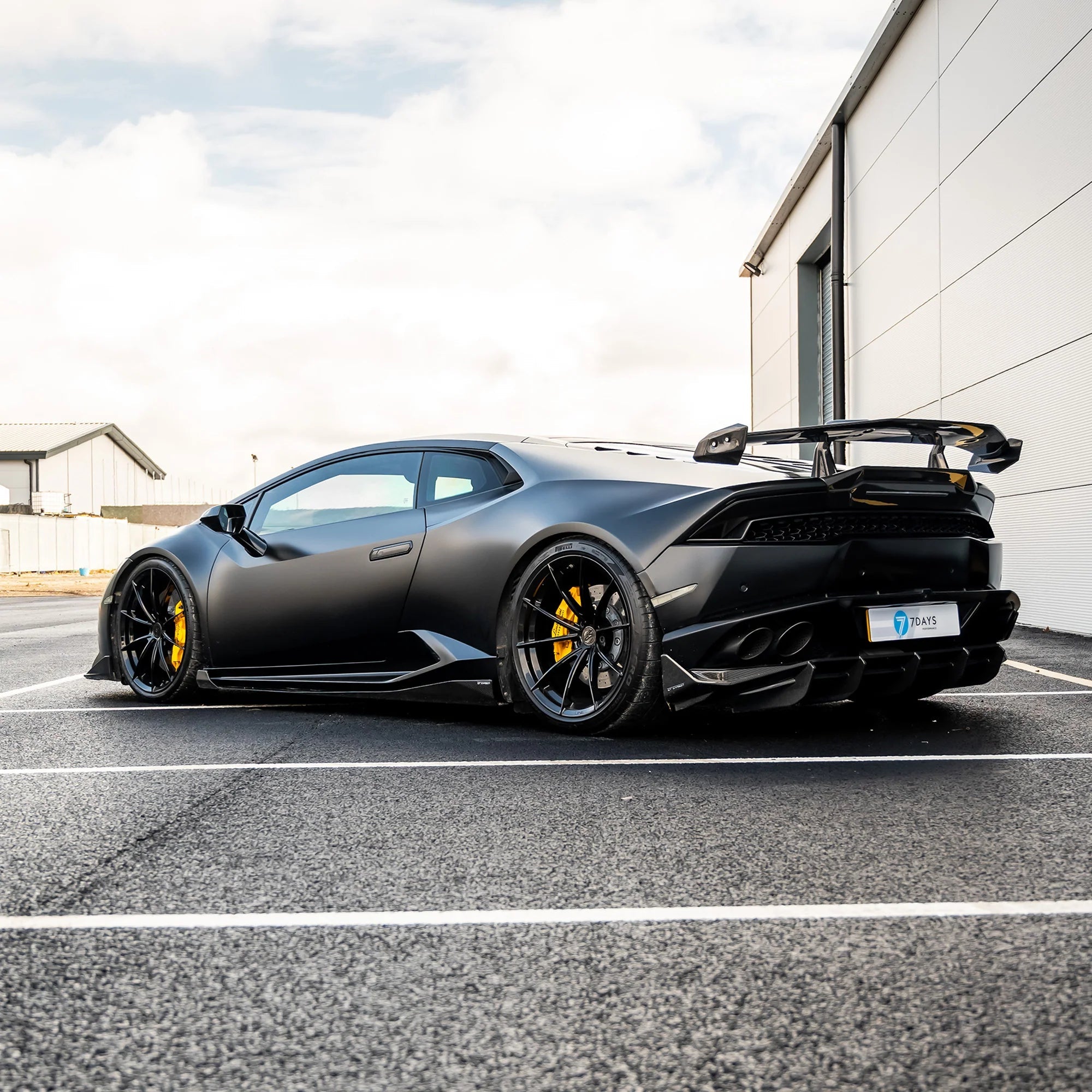 Lamborghini Huracan LP580, LP610 - 4 & Evo Pre - Preg Carbon Fibre Rear Spoiler Wing - AUTOID - Rear Wings - CT Design