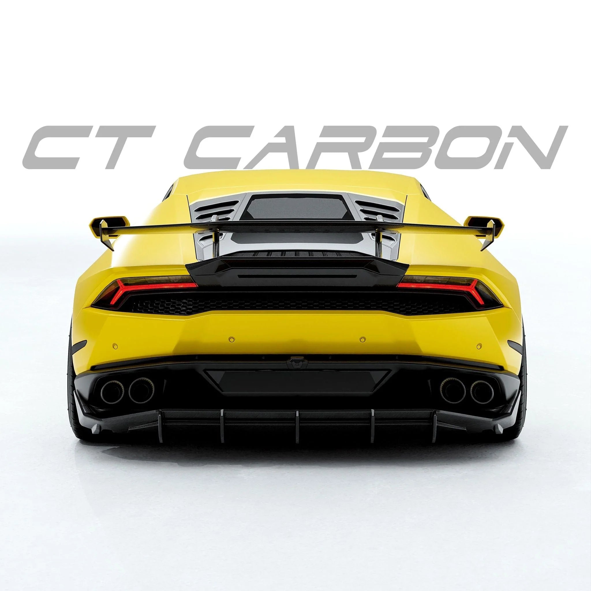 Lamborghini Huracan LP580, LP610 - 4 & Evo Pre - Preg Carbon Fibre Rear Spoiler Wing - AUTOID - Rear Wings - CT Design