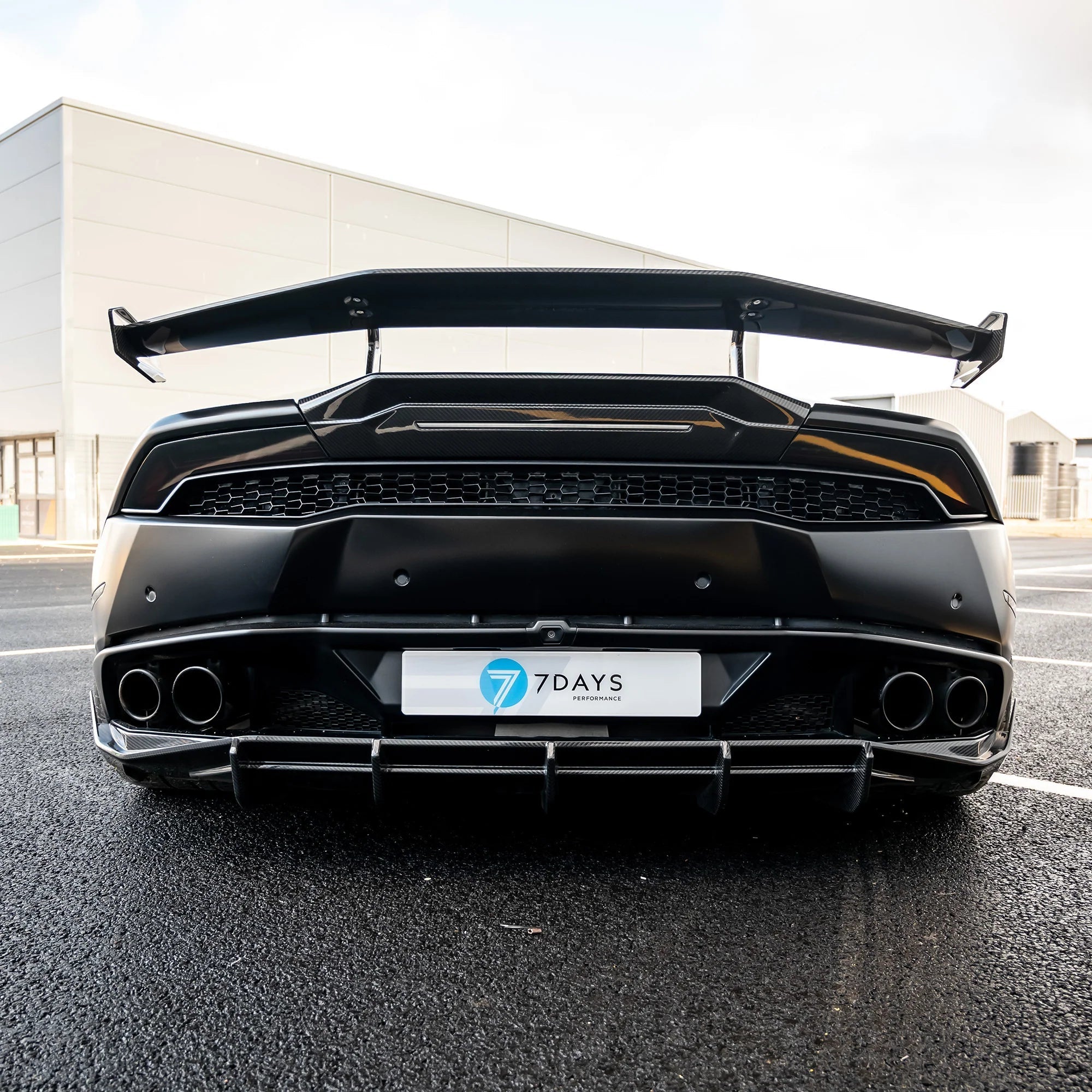 Lamborghini Huracan LP580, LP610-4 & Evo Pre-Preg Carbon Fibre Rear Spoiler Wing - AUTOID® - Rear Wings - CT Design