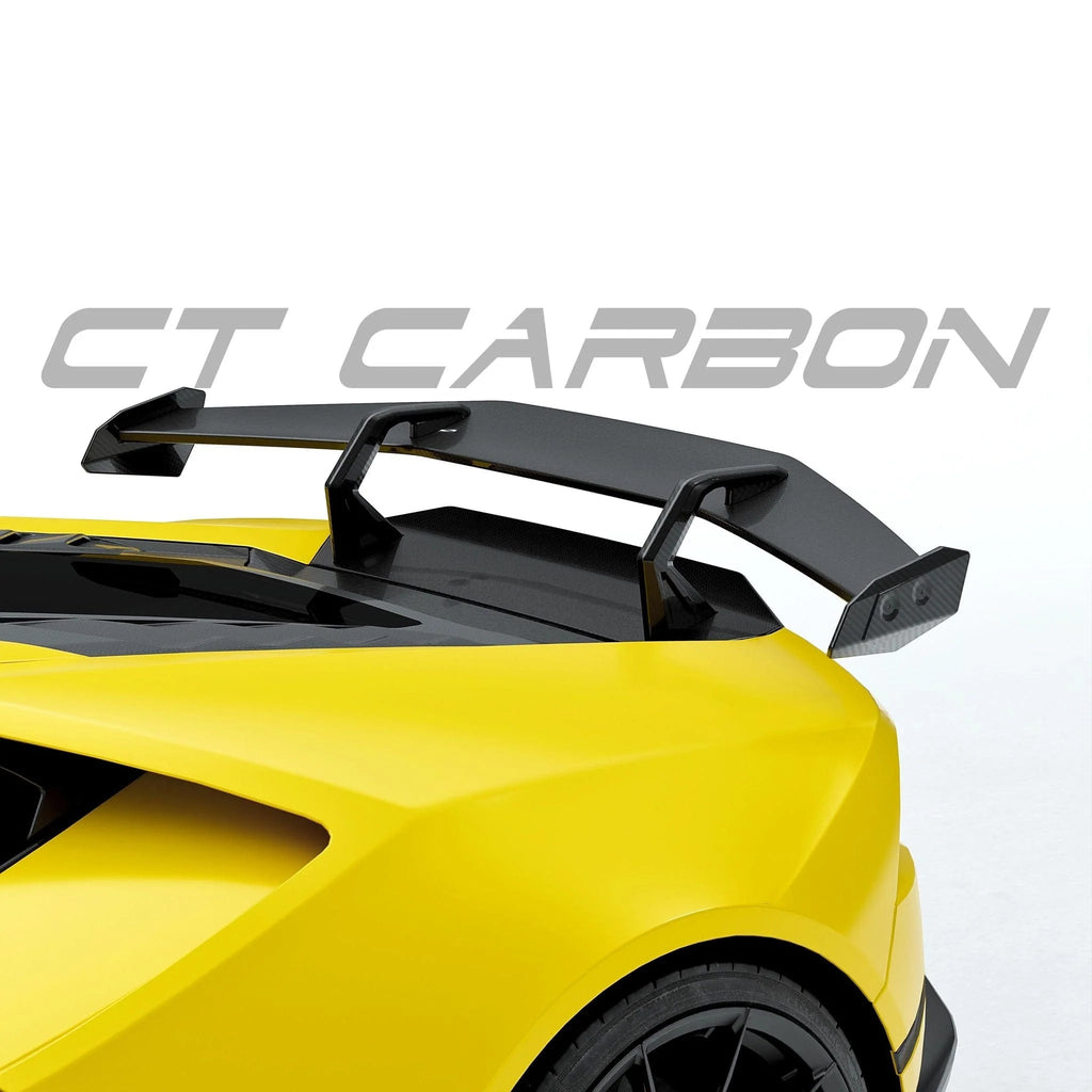 Lamborghini Huracan LP580, LP610-4 & Evo Pre-Preg Carbon Fibre Rear Spoiler Wing - AUTOID® - Rear Wings - CT Design