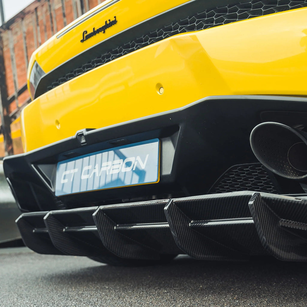 Lamborghini Huracan LP610 Pre-Preg Carbon Fibre Rear Diffuser - AUTOID® - Rear Diffusers - CT Design