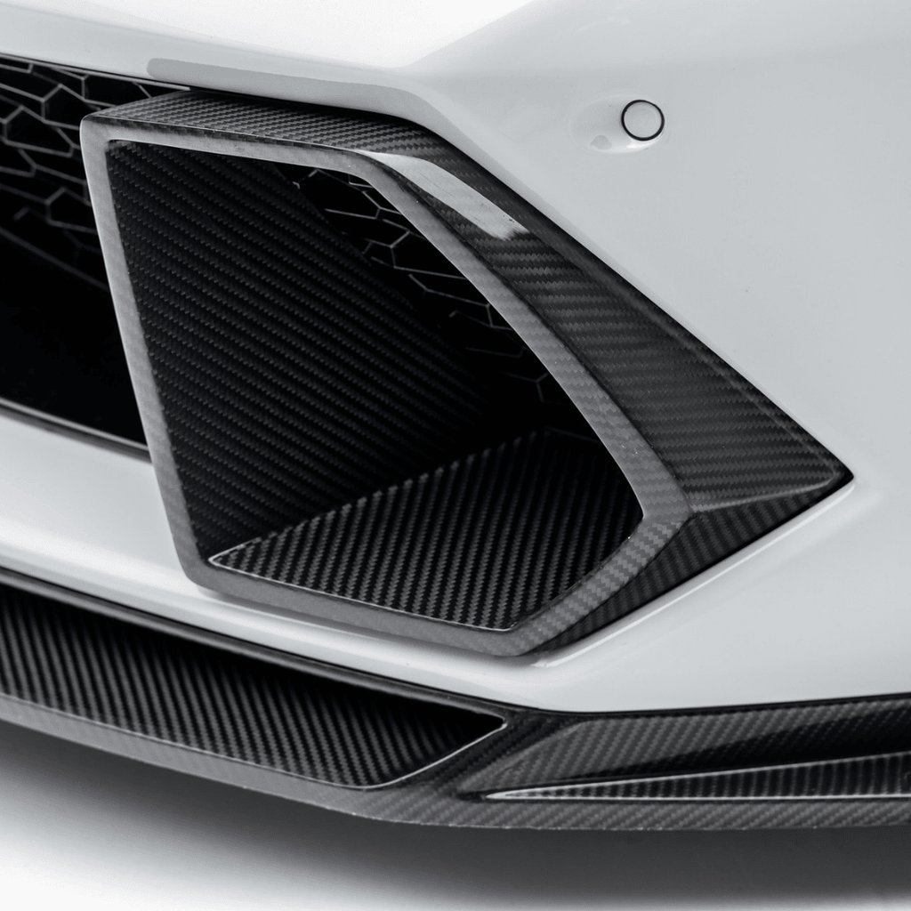 Lamborghini Huracan Mondiale Edizione Aero Air Intake Bezels by Vorsteiner - AUTOID® - Bumper Inserts & Trim - Vorsteiner