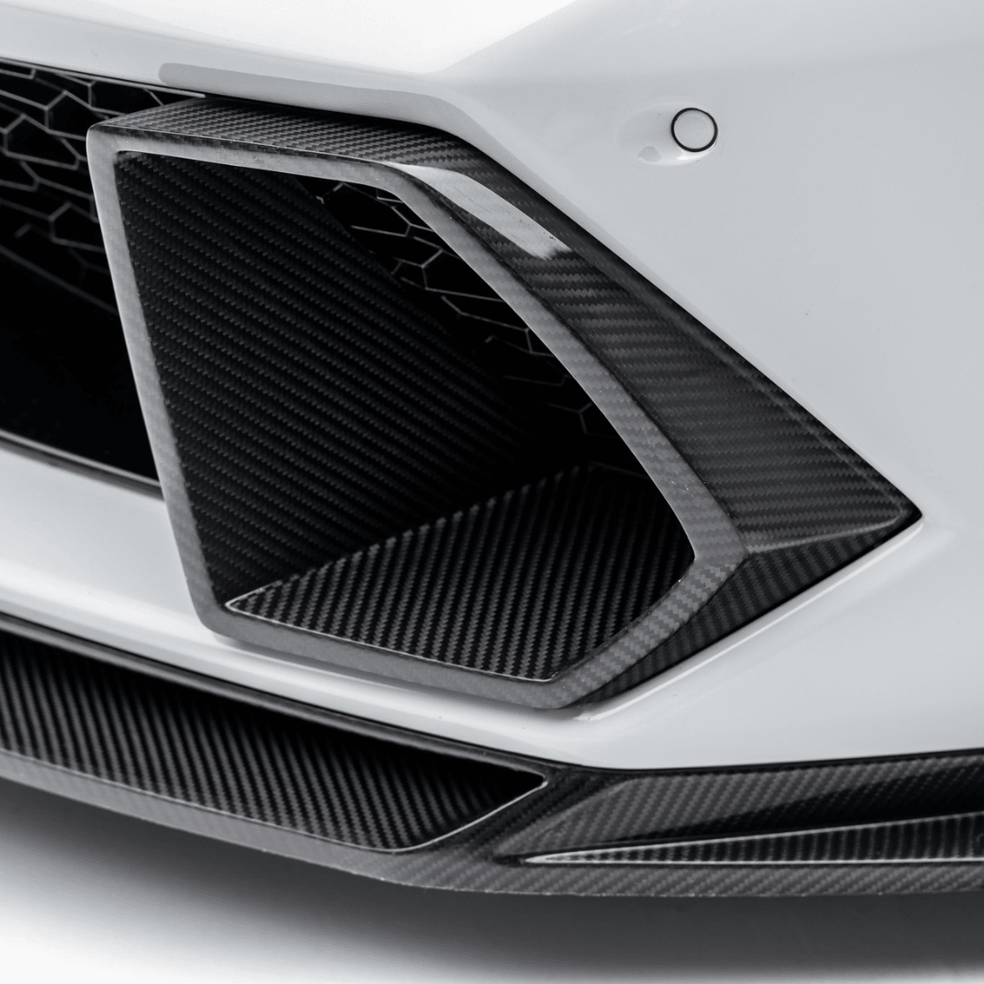 Lamborghini Huracan Mondiale Edizione Aero Air Intake Bezels by Vorsteiner - AUTOID® - Bumper Inserts & Trim - Vorsteiner