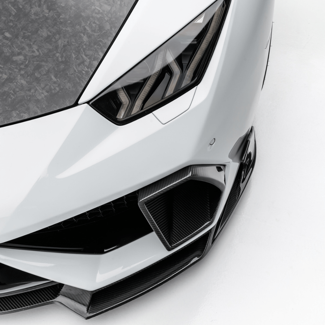 Lamborghini Huracan Mondiale Edizione Aero Air Intake Bezels by Vorsteiner - AUTOID - Bumper Inserts & Trim - Vorsteiner