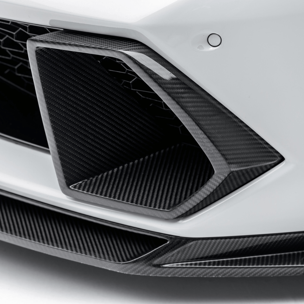 Lamborghini Huracan Mondiale Edizione Aero Air Intake Bezels by Vorsteiner - AUTOID - Bumper Inserts & Trim - Vorsteiner