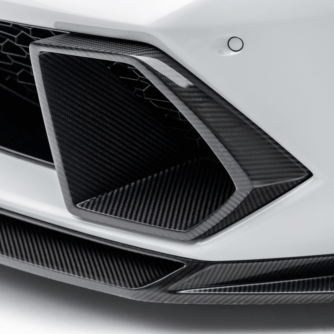 Lamborghini Huracan Mondiale Edizione Aero Air Intake Bezels by Vorsteiner - AUTOID - Bumper Inserts & Trim - Vorsteiner