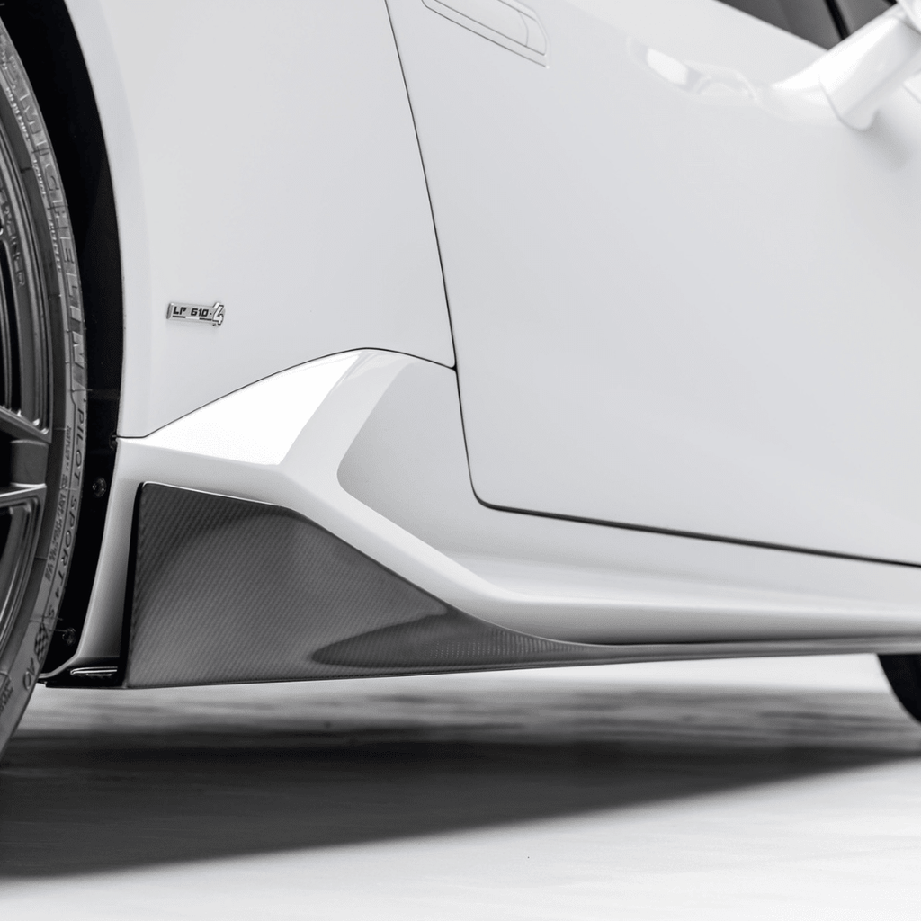 Lamborghini Huracan Mondiale Edizione Aero Side Blades by Vorsteiner - AUTOID® - Side Skirts & Winglets - Vorsteiner