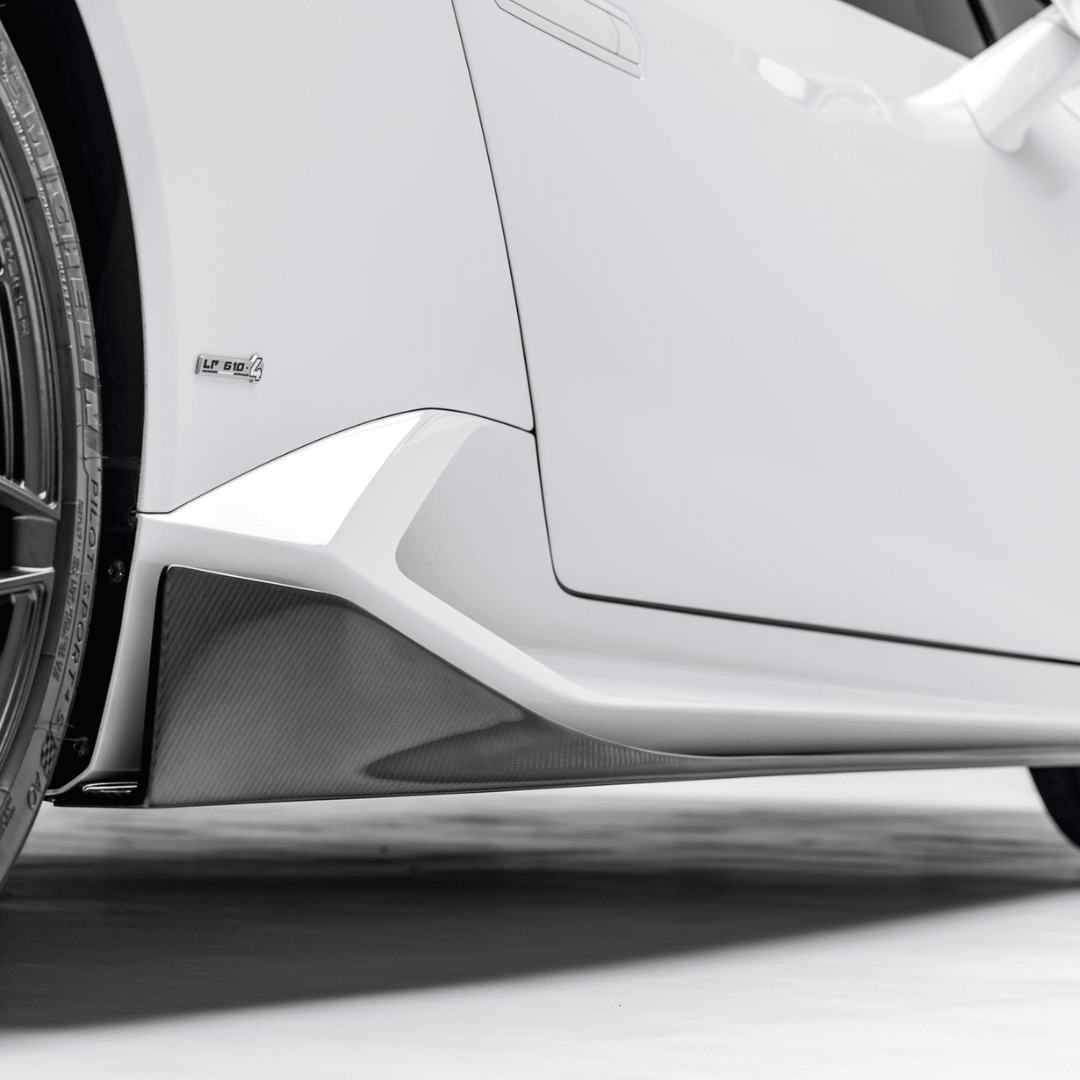 Lamborghini Huracan Mondiale Edizione Aero Side Blades by Vorsteiner - AUTOID® - Side Skirts & Winglets - Vorsteiner