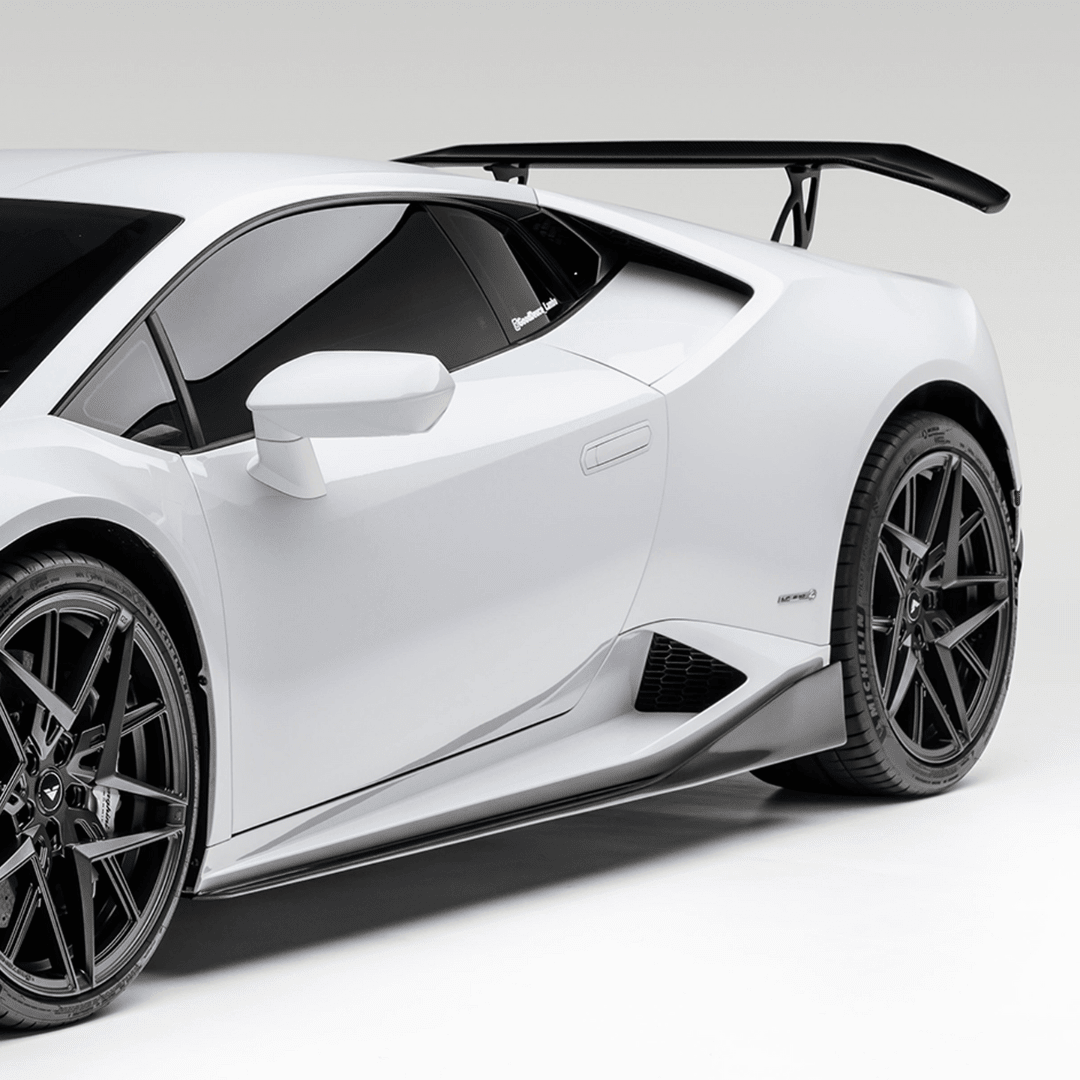 Lamborghini Huracan Mondiale Edizione Aero Side Blades by Vorsteiner - AUTOID® - Side Skirts & Winglets - Vorsteiner