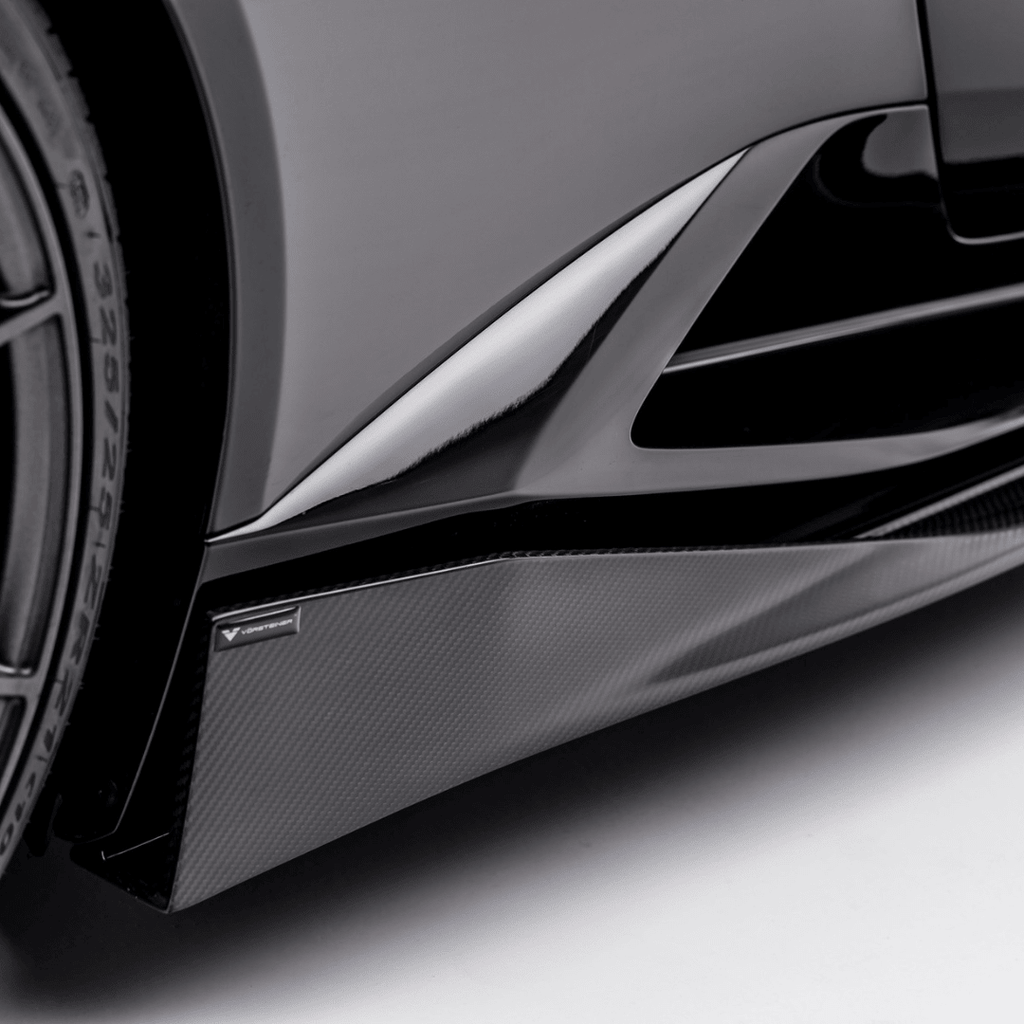 Lamborghini Huracan Mondiale Edizione Aero Side Blades by Vorsteiner - AUTOID® - Side Skirts & Winglets - Vorsteiner