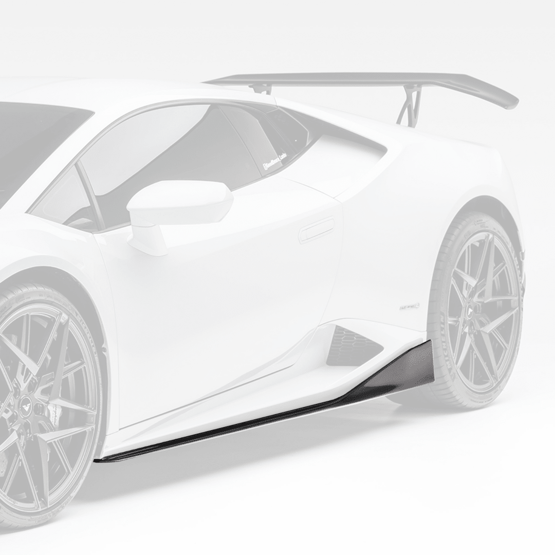 Lamborghini Huracan Mondiale Edizione Aero Side Blades by Vorsteiner - AUTOID® - Side Skirts & Winglets - Vorsteiner