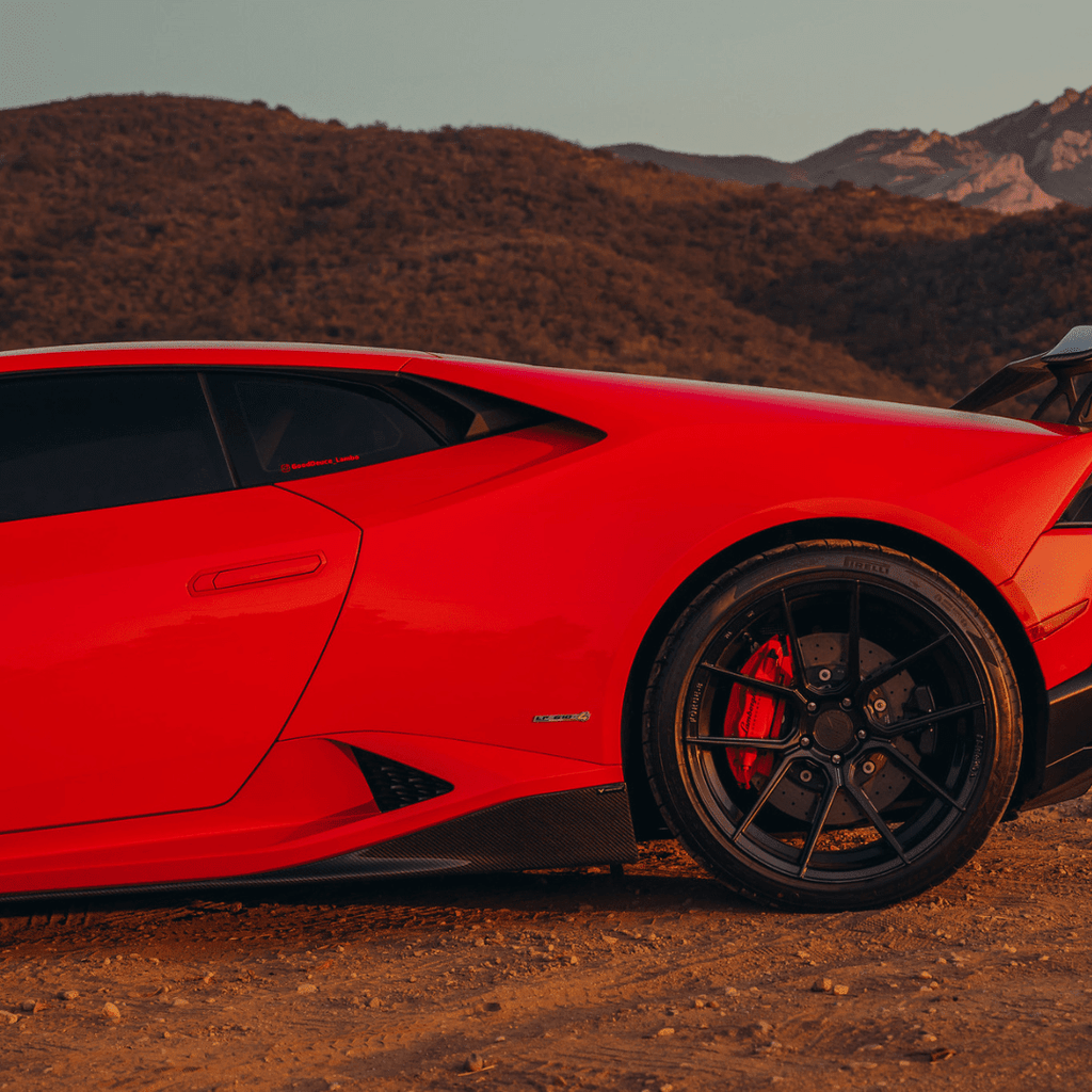 Lamborghini Huracan Mondiale Edizione Aero Side Blades by Vorsteiner - AUTOID® - Side Skirts & Winglets - Vorsteiner