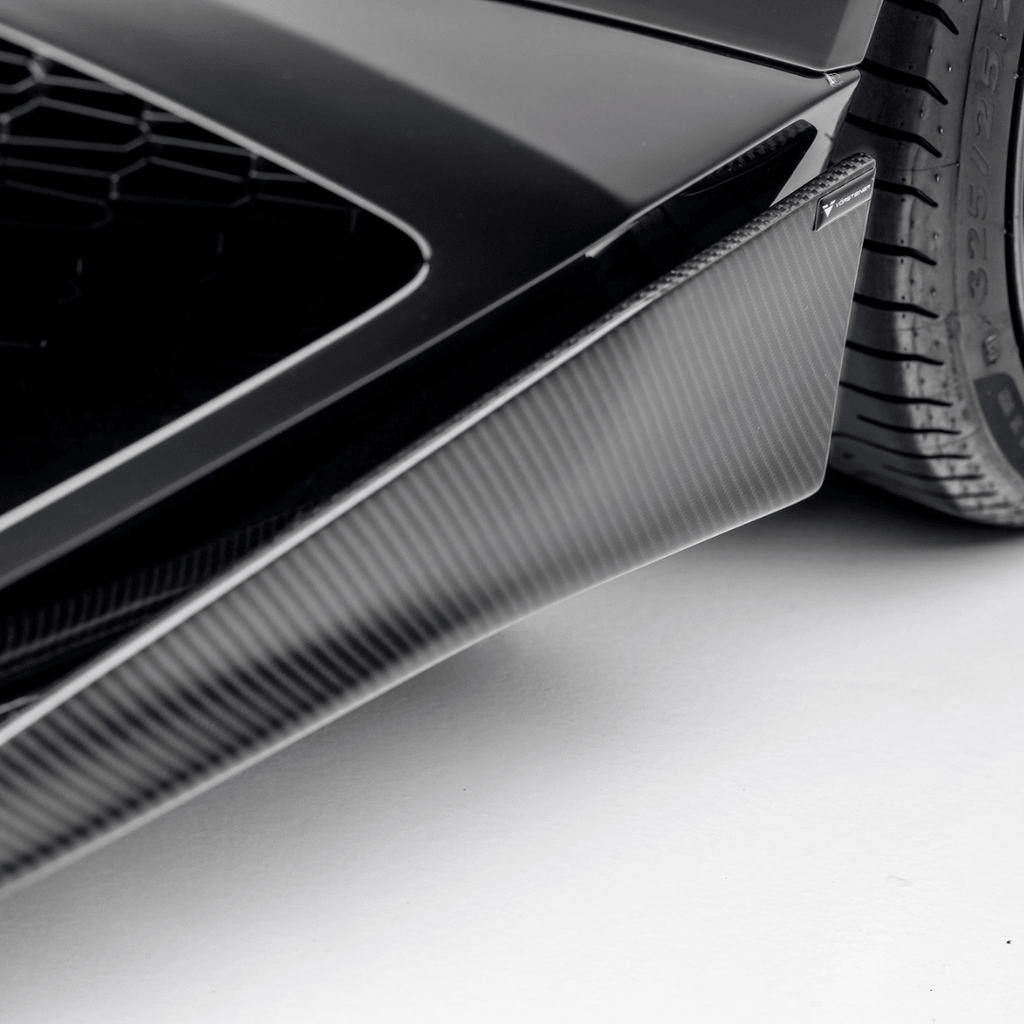 Lamborghini Huracan Mondiale Edizione Aero Side Blades by Vorsteiner - AUTOID® - Side Skirts & Winglets - Vorsteiner
