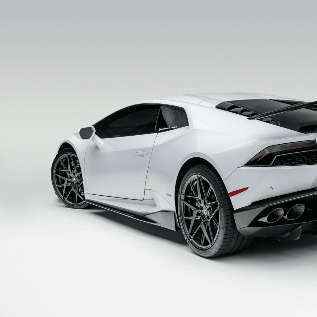 Lamborghini Huracan Mondiale Edizione Aero Side Blades by Vorsteiner - AUTOID® - Side Skirts & Winglets - Vorsteiner