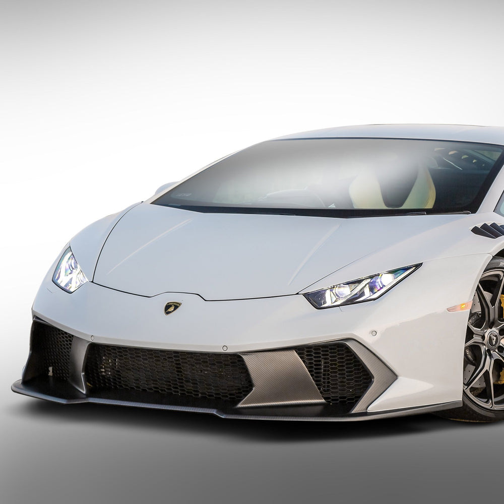 Lamborghini Huracan Novara Edizione Aero Front Bumper w/ Front Spoiler - AUTOID - Front & Rear Bumpers - Vorsteiner